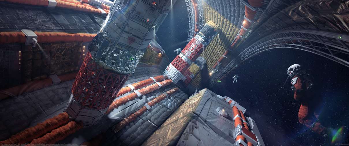 Per Aspera Ad Asta: early ship design 2 ultrawide wallpaper