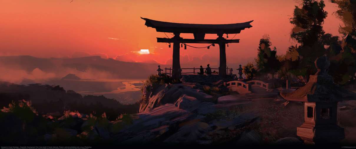 Assassin's Creed Shadows - Cinematic Development Part 2 - torii shot2 ultrawide wallpaper