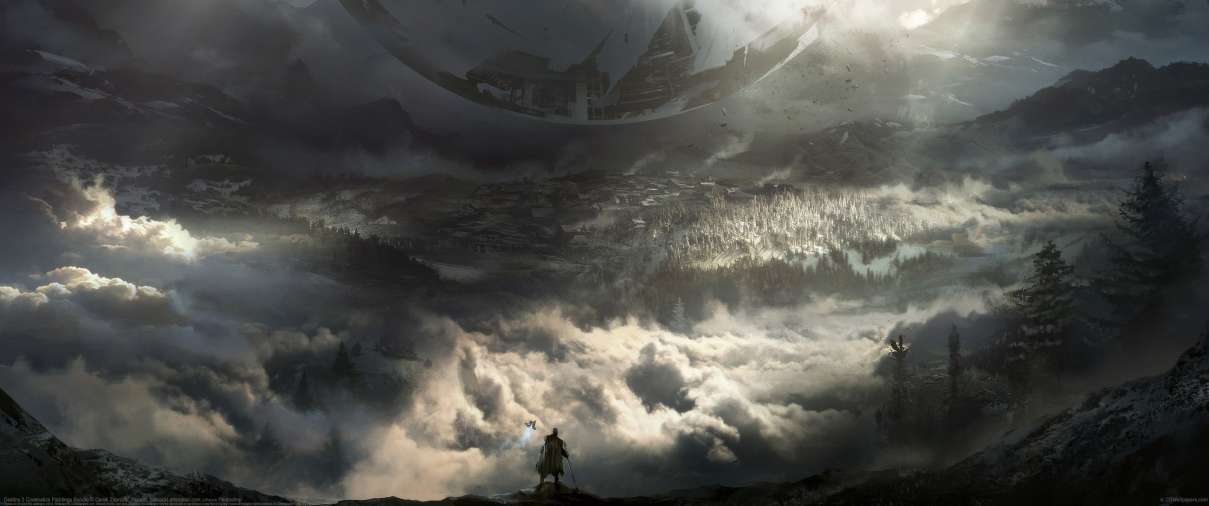Destiny 2 Cinematics Paintings Bundle ultrawide wallpaper