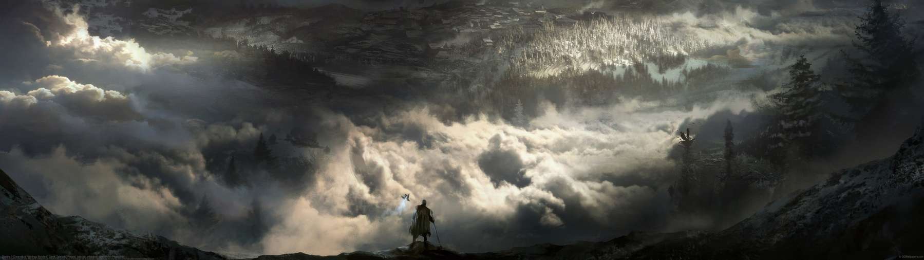 Destiny 2 Cinematics Paintings Bundle ultrawide wallpaper