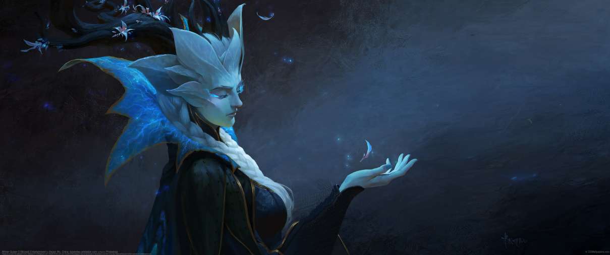 Winter Queen ultrawide wallpaper