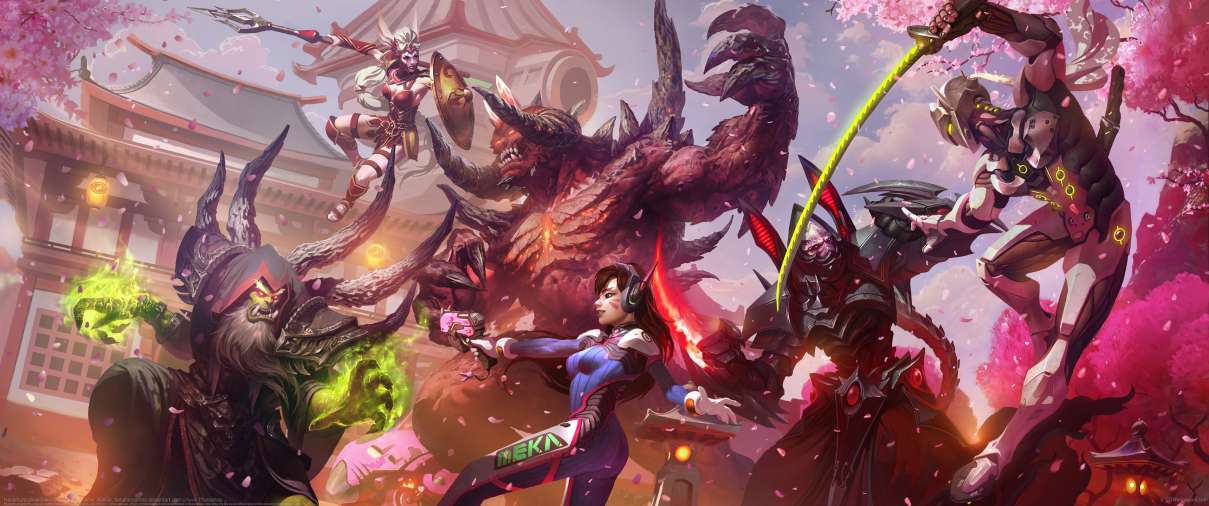 Hanamura showdown ultrawide wallpaper