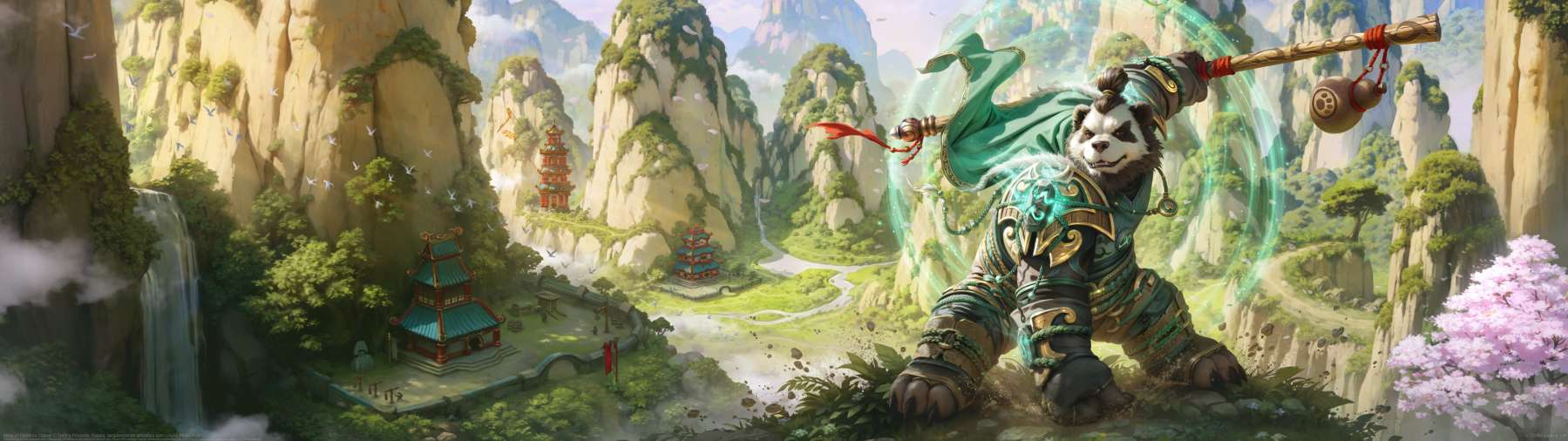 Mists of Pandaria Classic ultrawide wallpaper