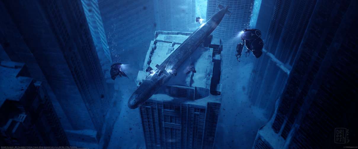 Beneath the waves : #01 The artefact ultrawide wallpaper