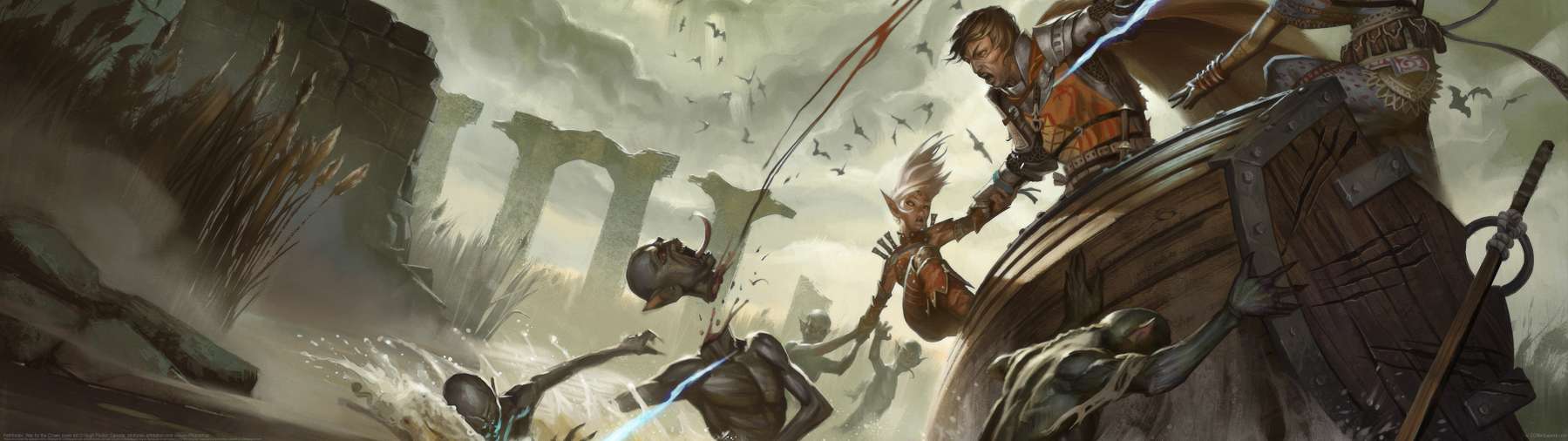 Pathfinder: War for the Crown cover art ultrawide wallpaper
