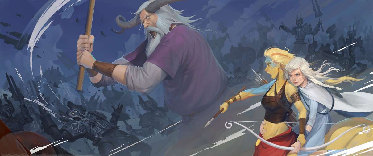 Banner Saga 3 - Horborn Riding ultrawide wallpaper