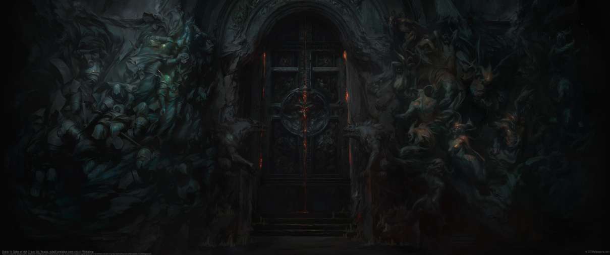 Diablo IV Gates of Hell ultrawide wallpaper