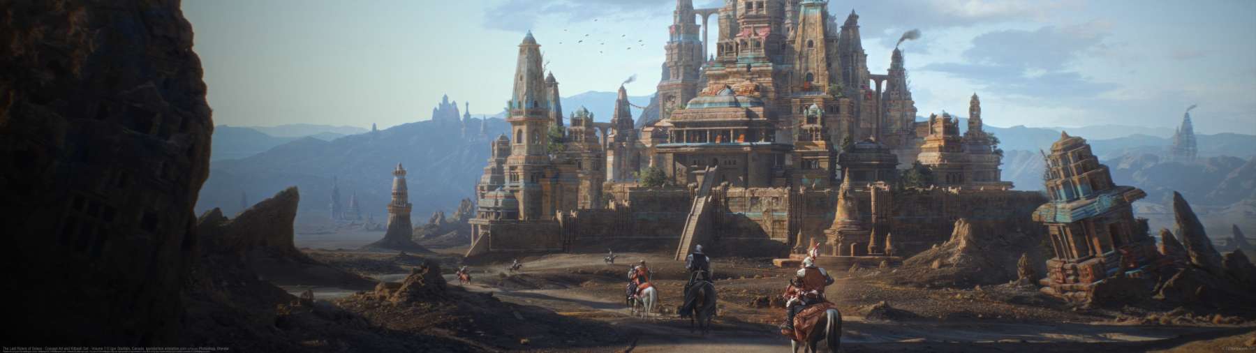 The Last Riders of Solara - Concept Art and Kitbash Set - Volume 1 ultrawide wallpaper
