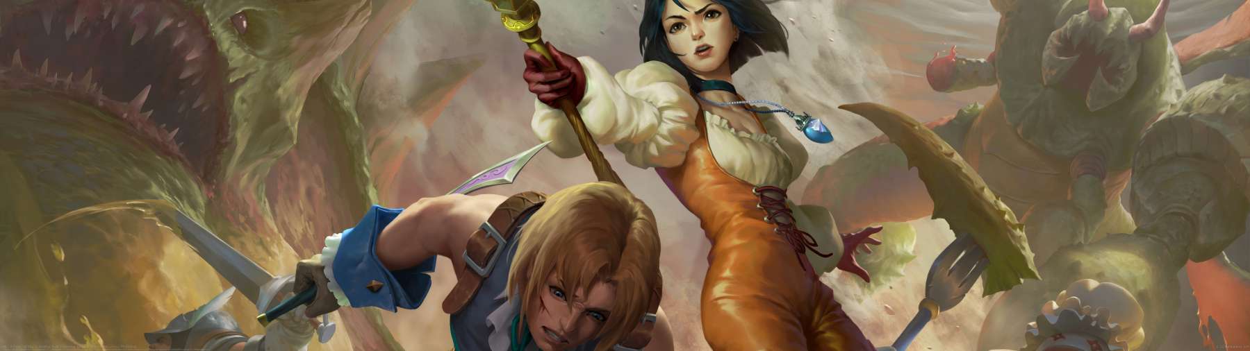 MtG X Final Fantasy ultrawide wallpaper