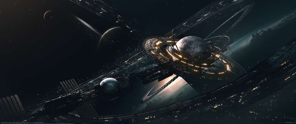 Old Station ultrawide wallpaper