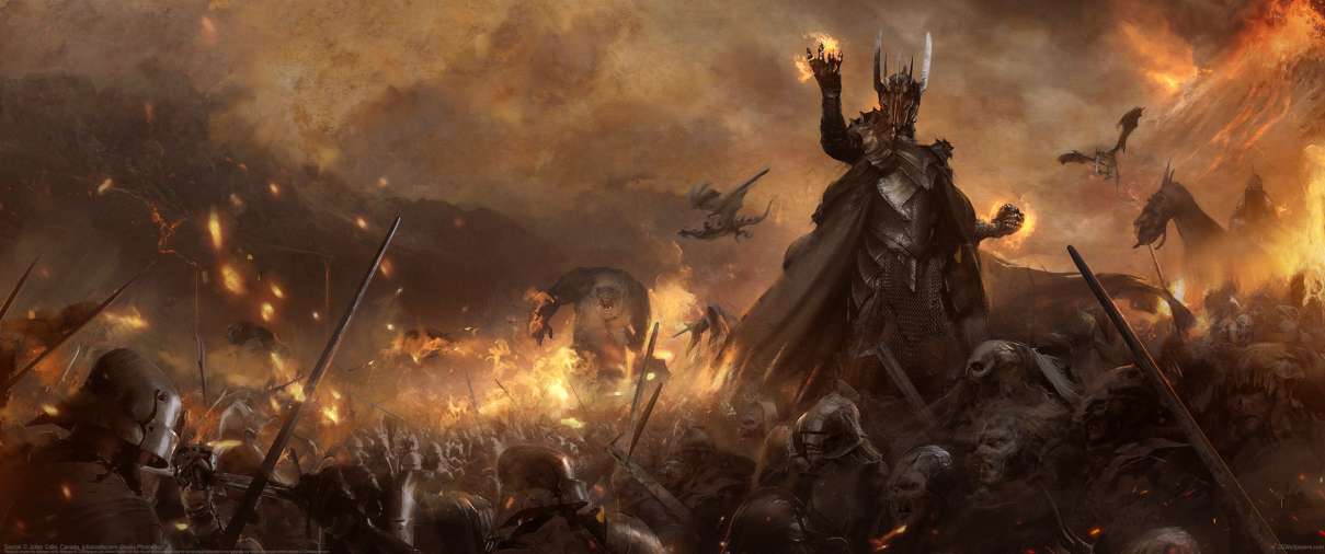 Sauron ultrawide wallpaper