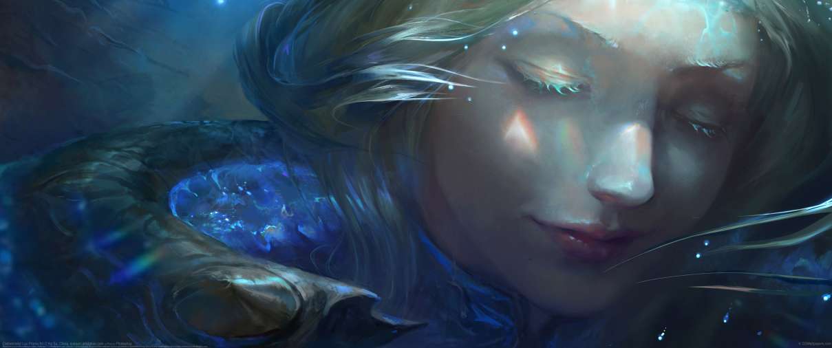 Elementalist Lux Promo Art ultrawide wallpaper