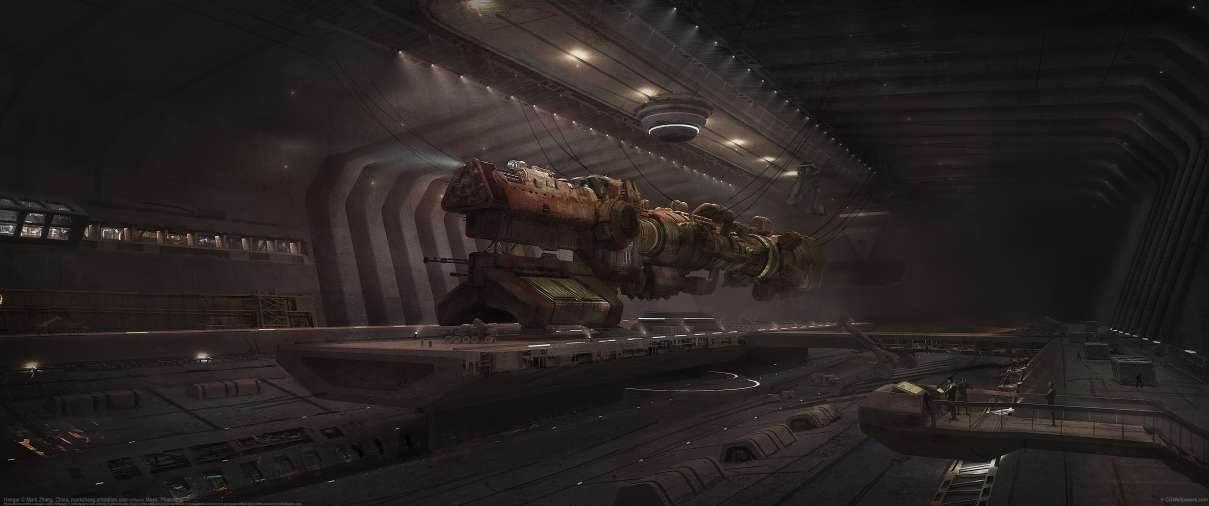 Hangar ultrawide wallpaper