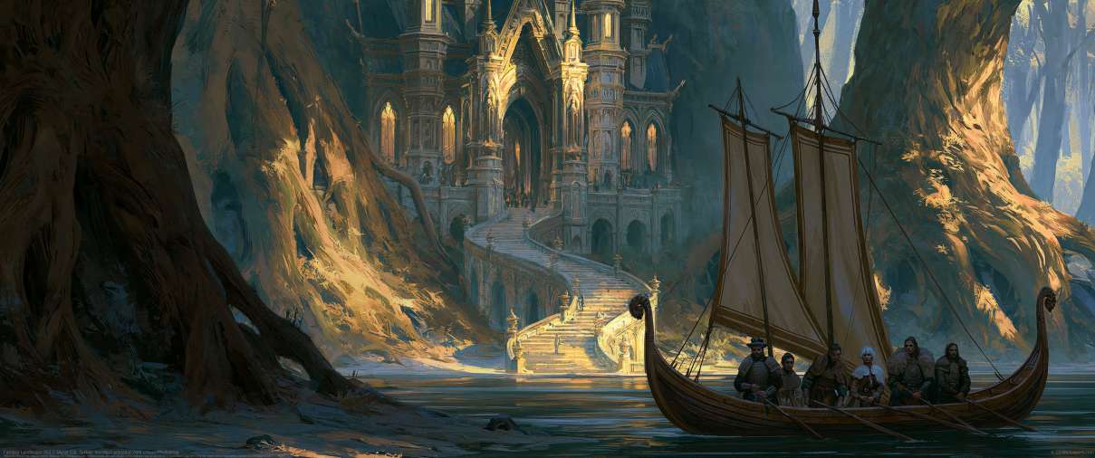 Fantasy Landscape 003 ultrawide wallpaper