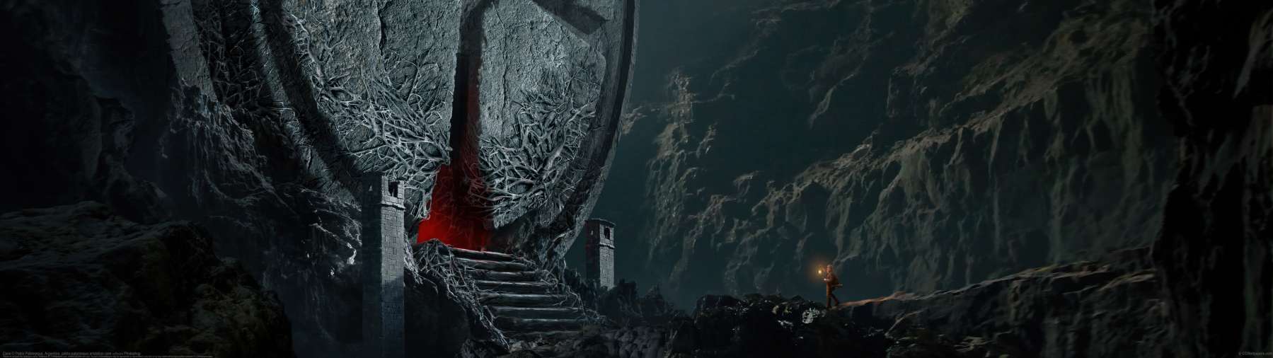 Cave ultrawide wallpaper