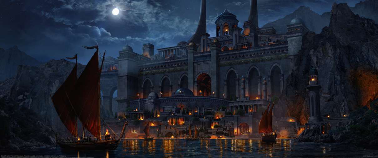 Quiet Night ultrawide wallpaper