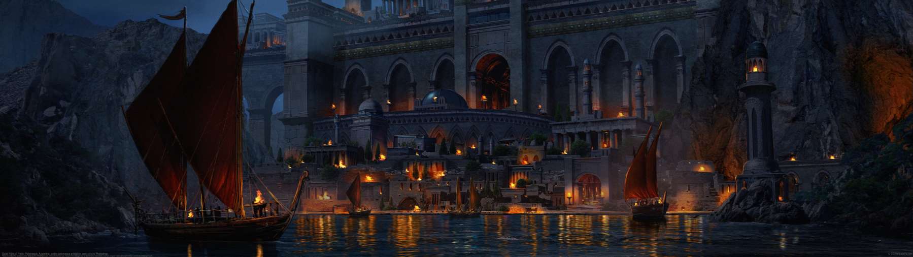 Quiet Night ultrawide wallpaper