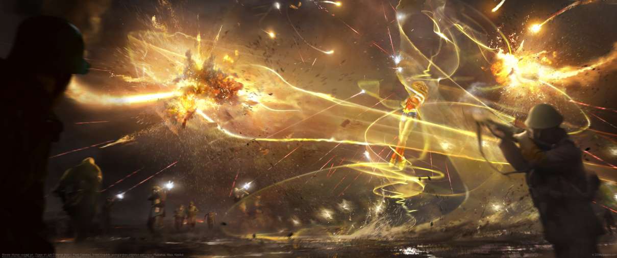 Wonder Woman concept art - Flower of Light ultrawide wallpaper