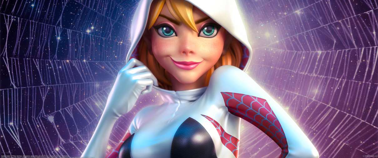 Spider-Gwen ultrawide wallpaper