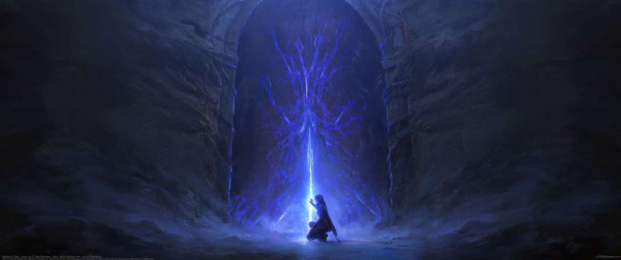 Memory's Gate - cover art ultrawide wallpaper
