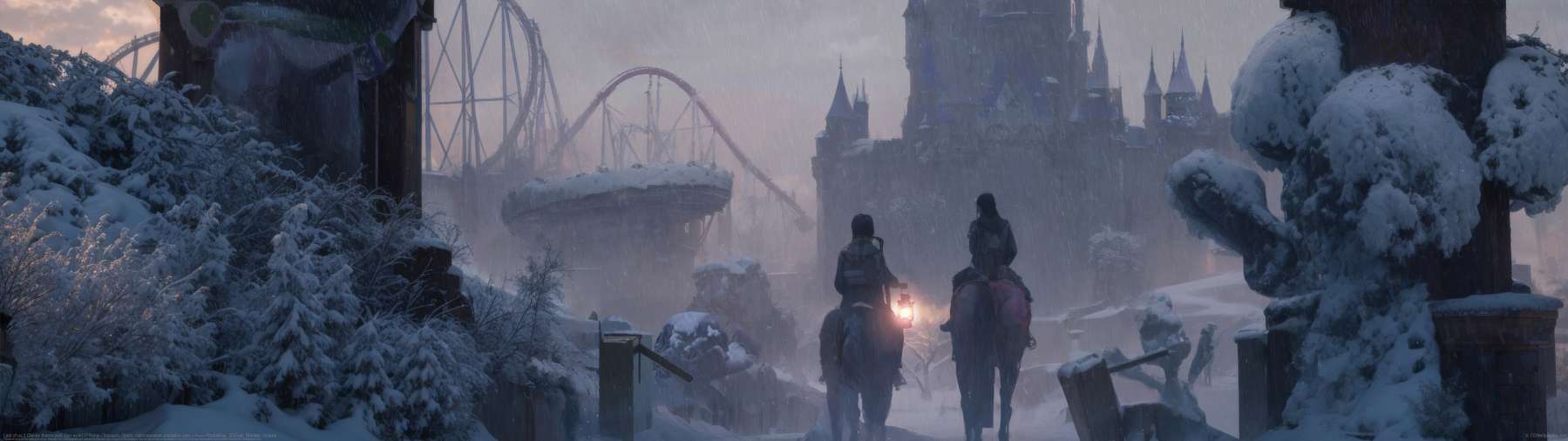 Last of us 2 Disney theme park (fan work) ultrawide wallpaper