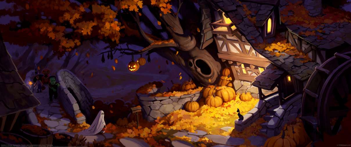 Autumn ultrawide wallpaper
