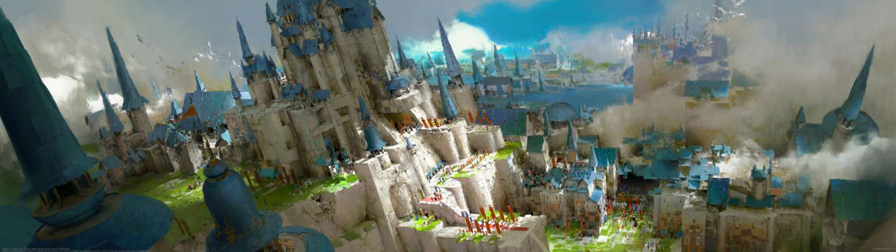 Castle ultrawide wallpaper