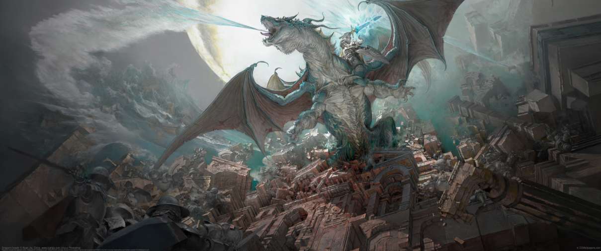 Dragon's breath ultrawide wallpaper