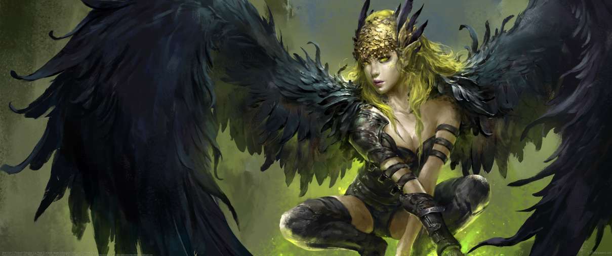 Bird Girl ultrawide wallpaper