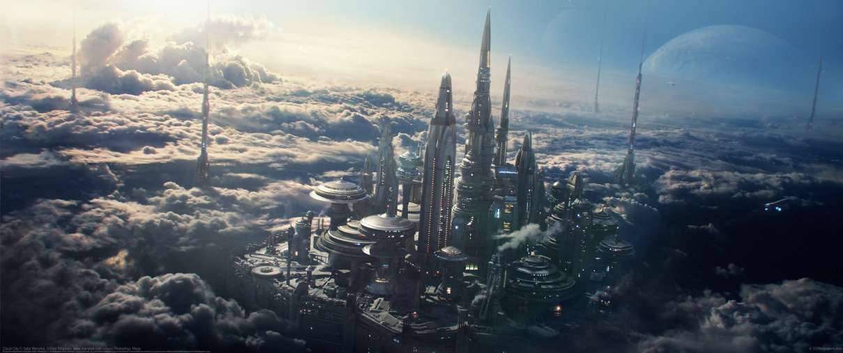 Cloud City ultrawide wallpaper