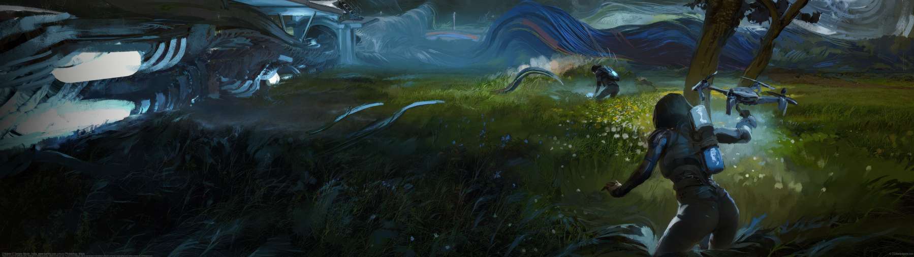 Children ultrawide wallpaper