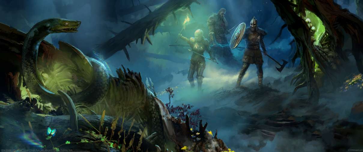 Viking Simulator JARL: Concept Paintings ultrawide wallpaper