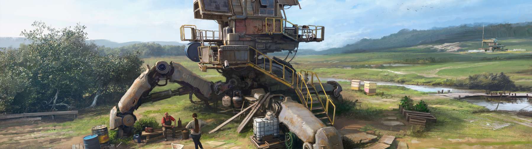 Dacha ultrawide wallpaper