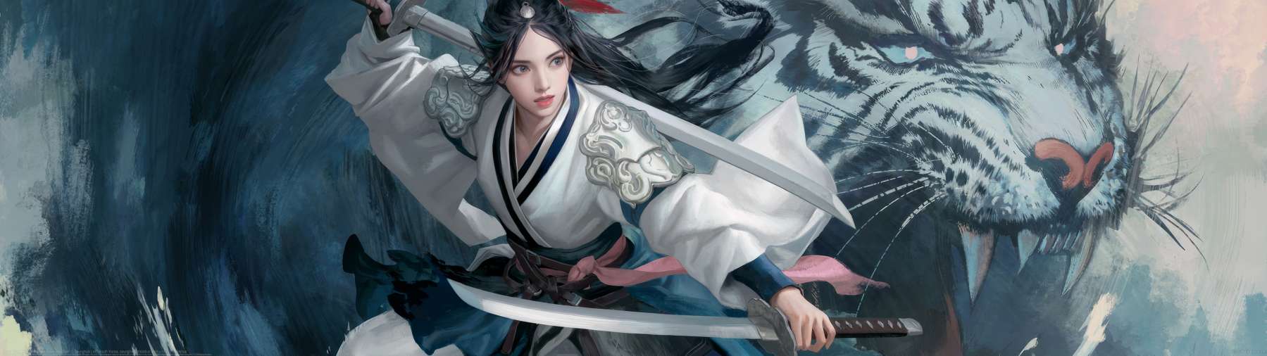 Jeong Sora, Warriors of the Breaking Dawn ultrawide wallpaper