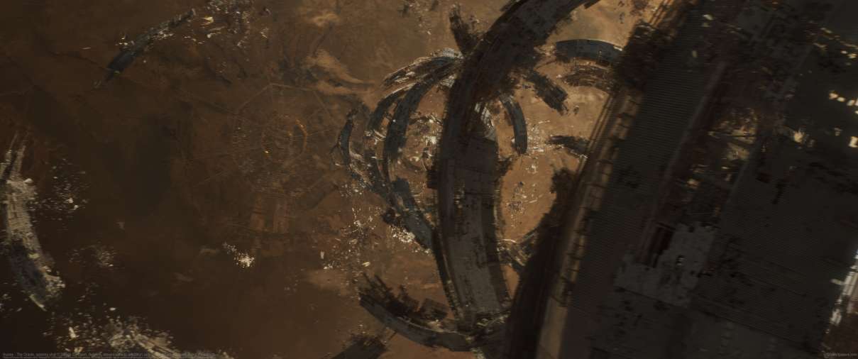 Huxley - The Oracle, opening shot ultrawide wallpaper