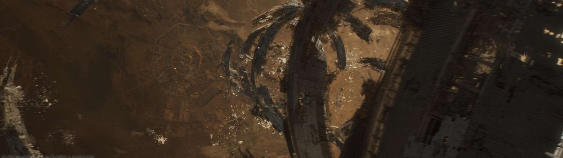 Huxley - The Oracle, opening shot ultrawide wallpaper