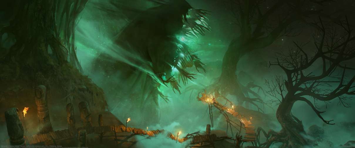 Mist gods ultrawide wallpaper