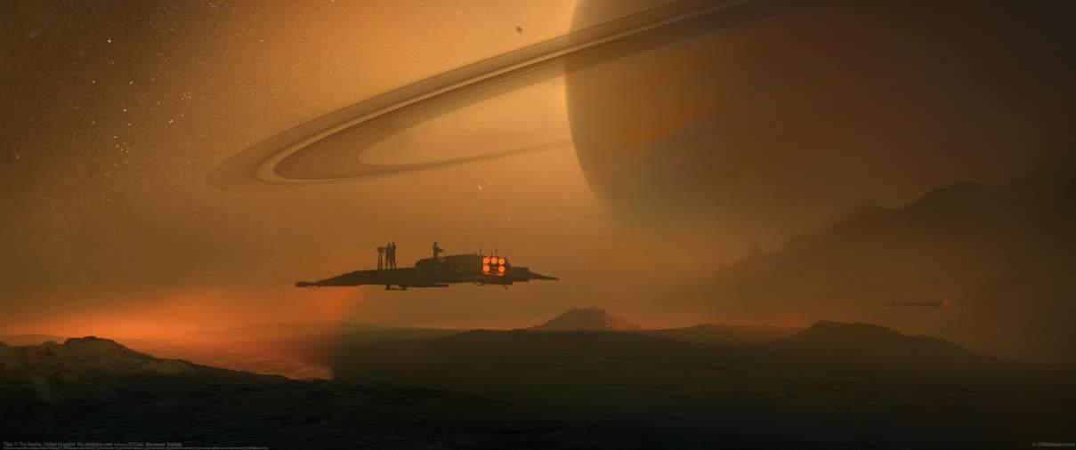 Titan ultrawide wallpaper