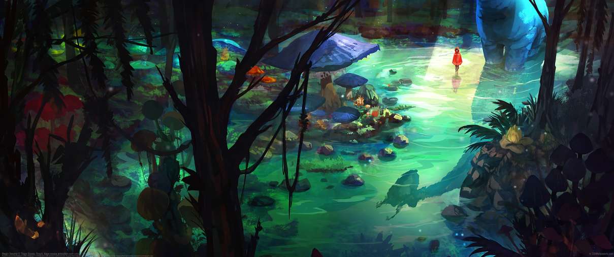 Magic Swamp ultrawide wallpaper
