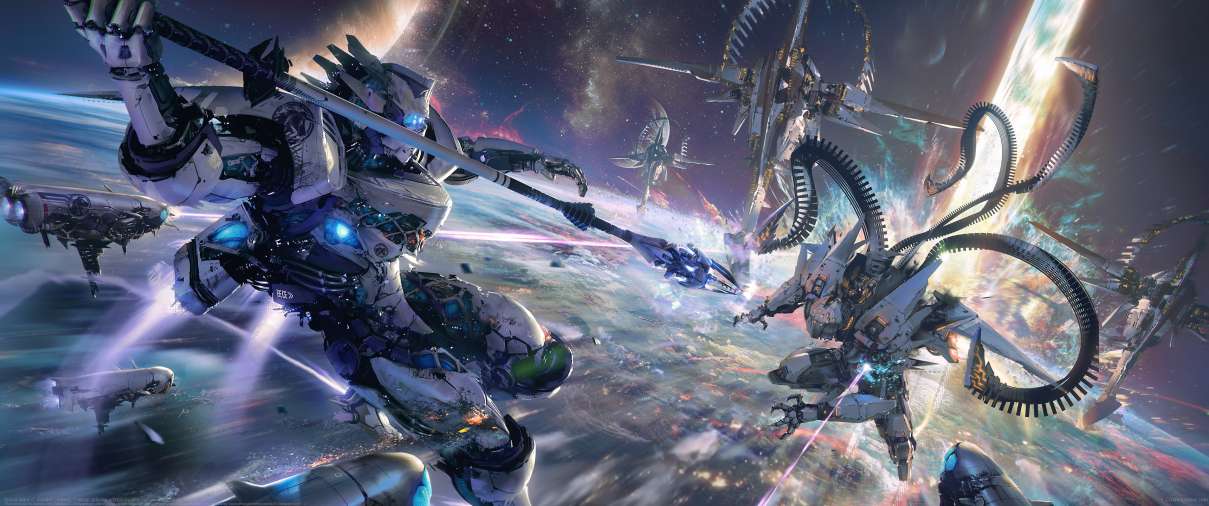 Space ware ultrawide wallpaper