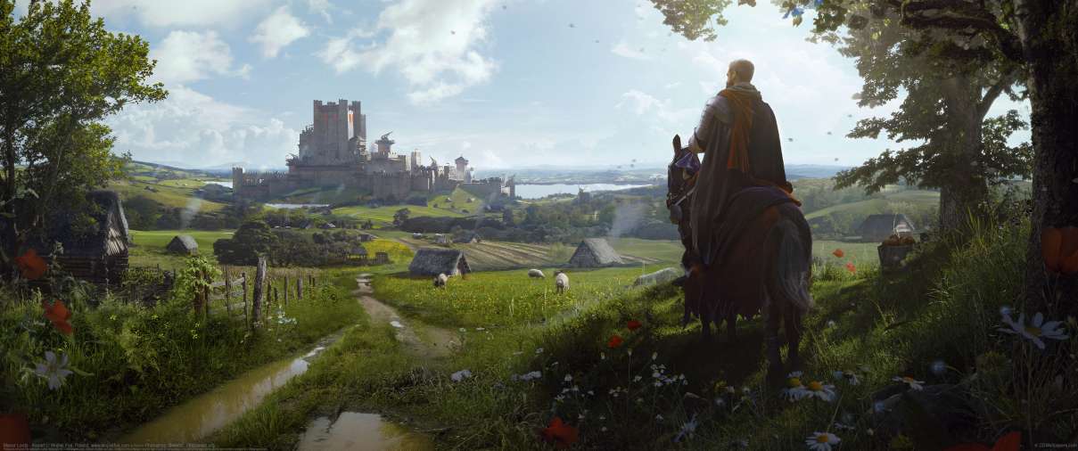 Manor Lords - Keyart ultrawide wallpaper