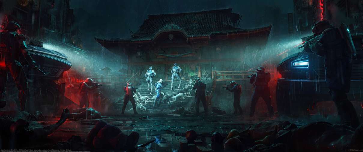 Last Sentinel - The Shrine ultrawide wallpaper