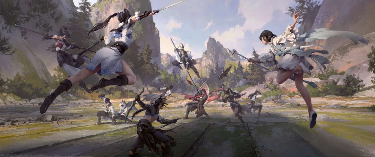 Moonlight Blade ultrawide wallpaper