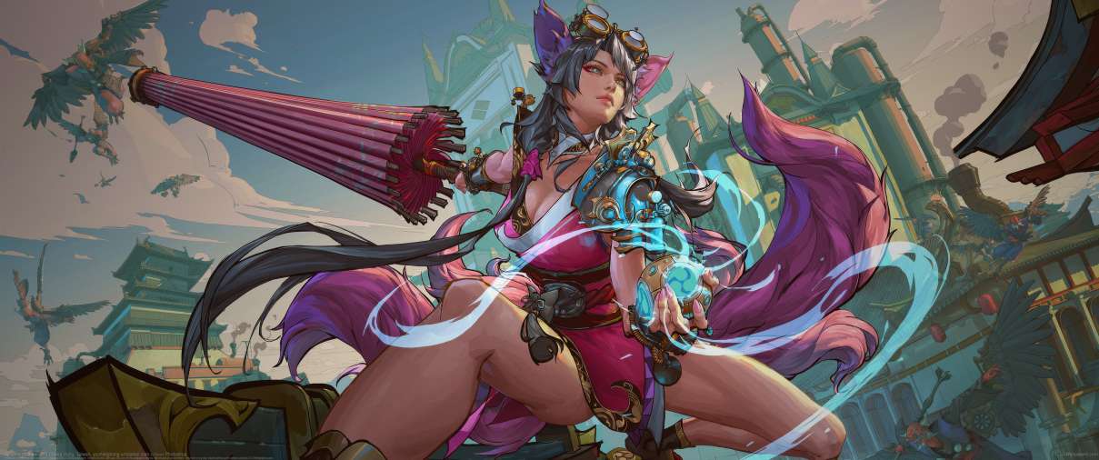 Tamamo no mae ultrawide wallpaper