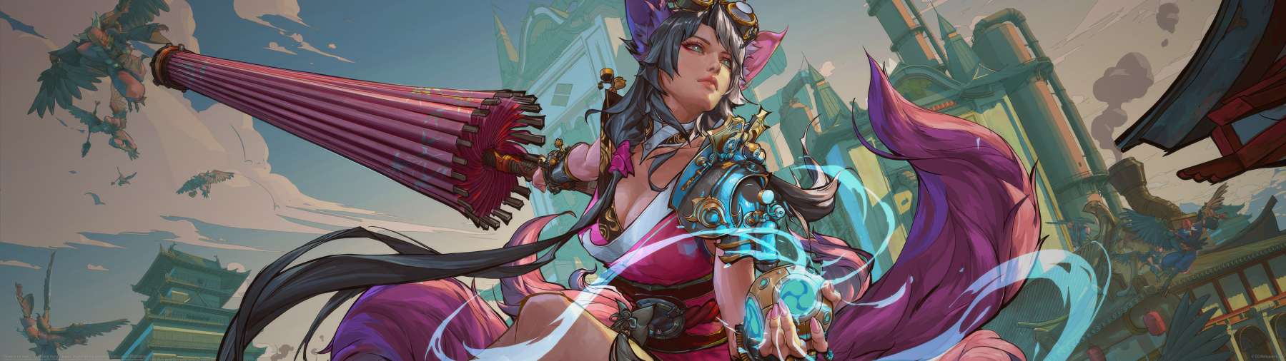 Tamamo no mae ultrawide wallpaper