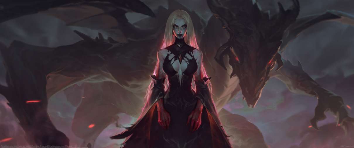 The embodiment of blood-Hecate and Valdis ultrawide wallpaper