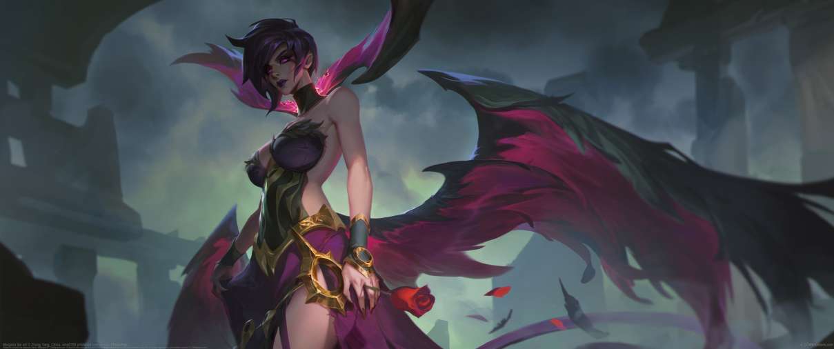 Morgana fan art ultrawide wallpaper