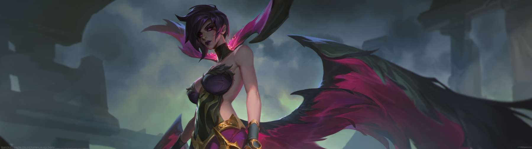 Morgana fan art ultrawide wallpaper