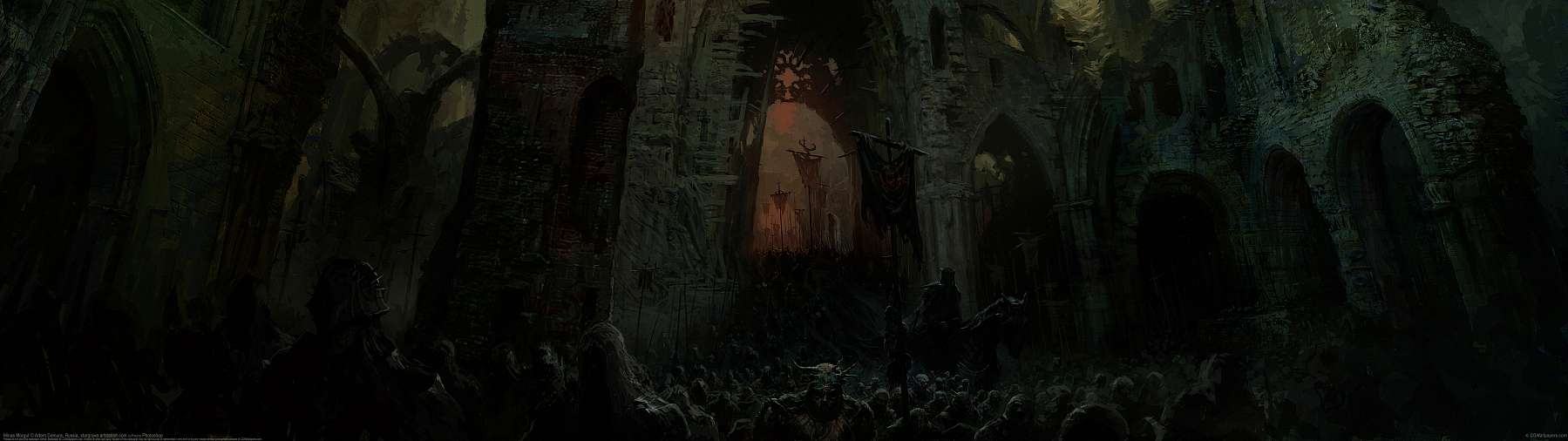 Minas Morgul ultrawide wallpaper