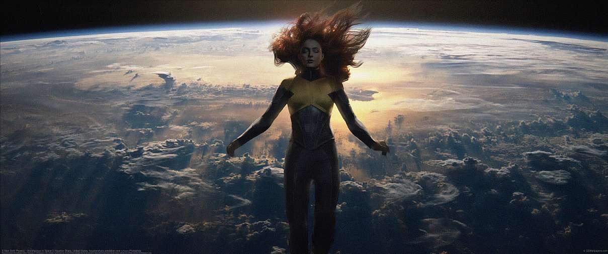X-Men Dark Phoenix - Unconscious in Space ultrawide wallpaper